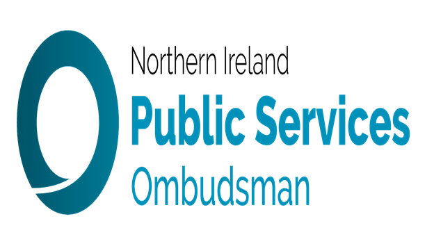 Northern Ireland Puclic Services Ombudsman with blue circle